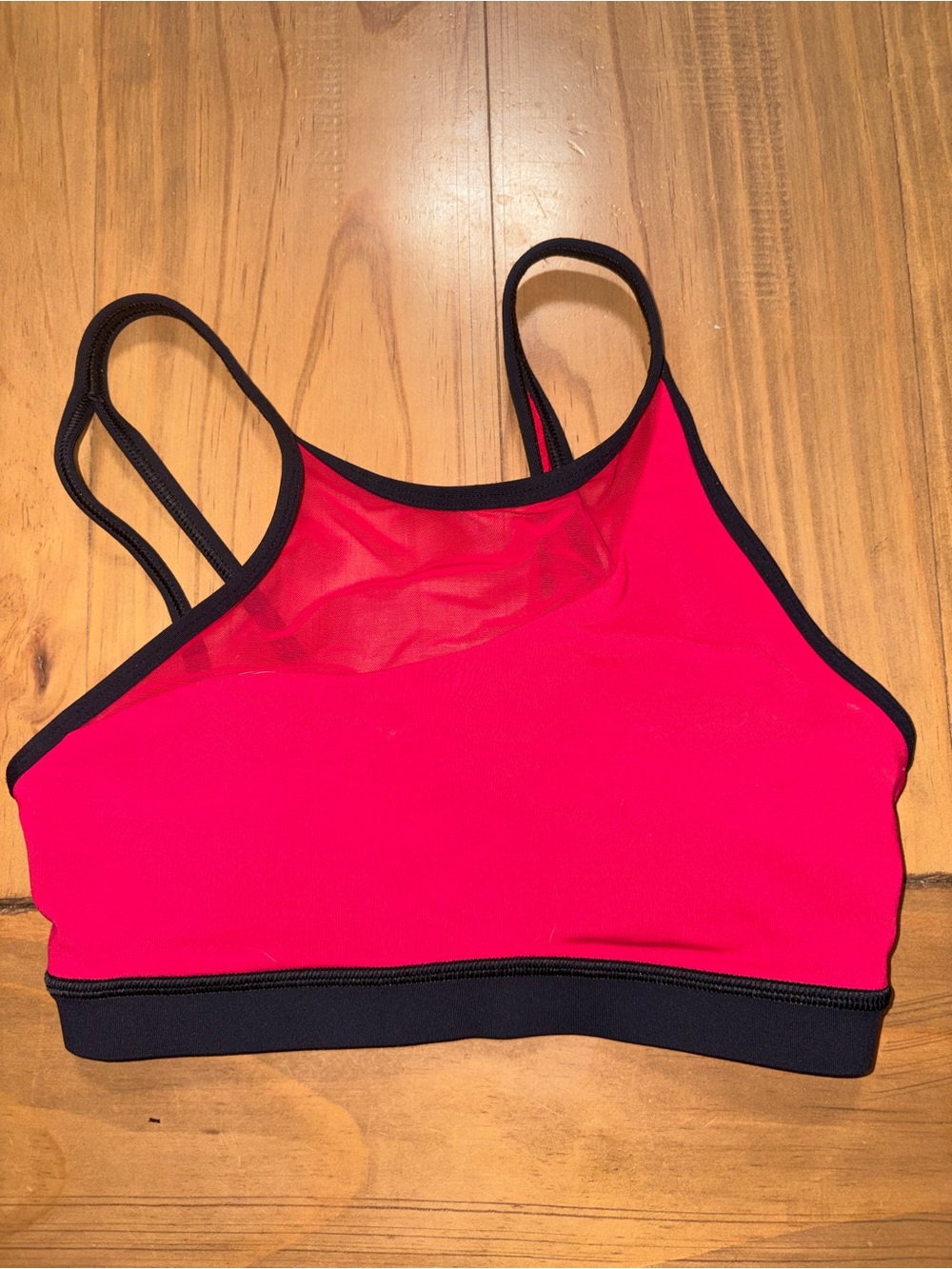 lululemon athletica Pink Sports Bralette with Black Trim